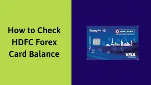 hdfc forex travel card login