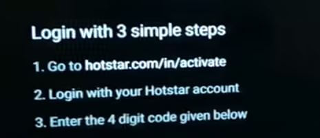 Watch Hotstar on Smart TV