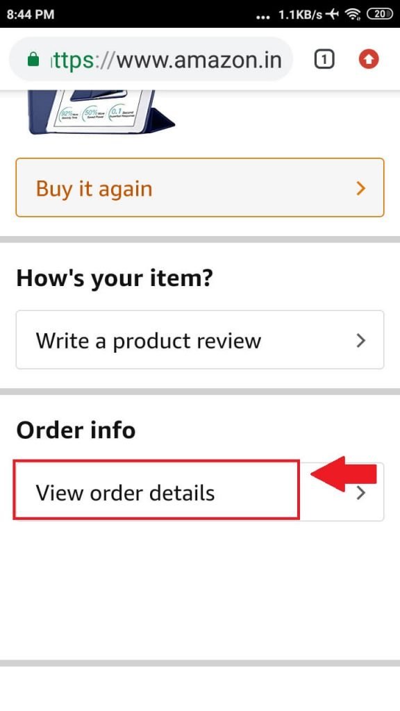 How to Download Invoice PDF from Amazon Mobile App or Website[Step by