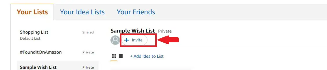 Share Amazon Wish List Desktop2