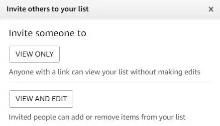 Share Amazon Wish List Desktop3