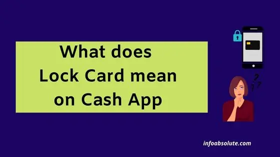 What does Lock Card Mean on Cash App