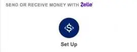 BoA app Zelle Set up Option