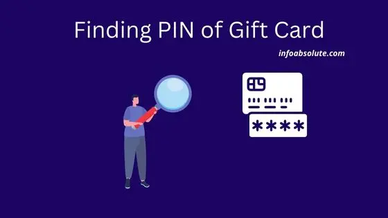 Finding PIN of Gift Card
